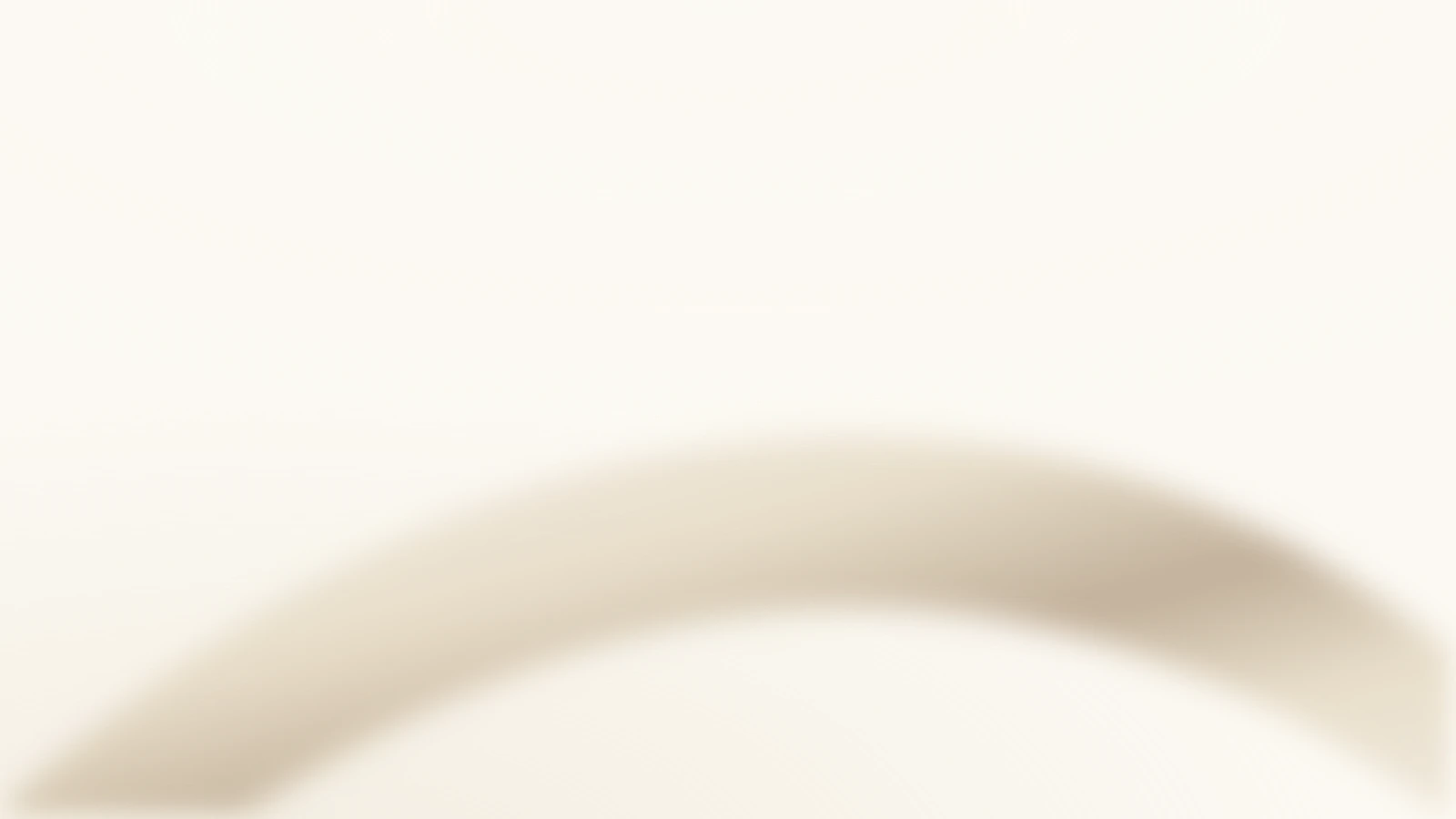 Arched coda, Oyster silk gradient
