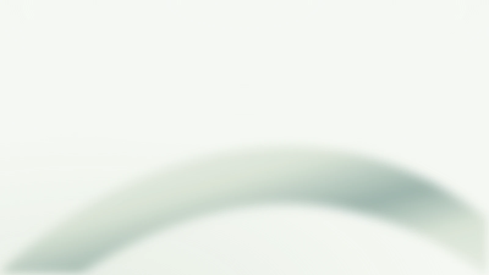 Arched coda, Sage stone gradient