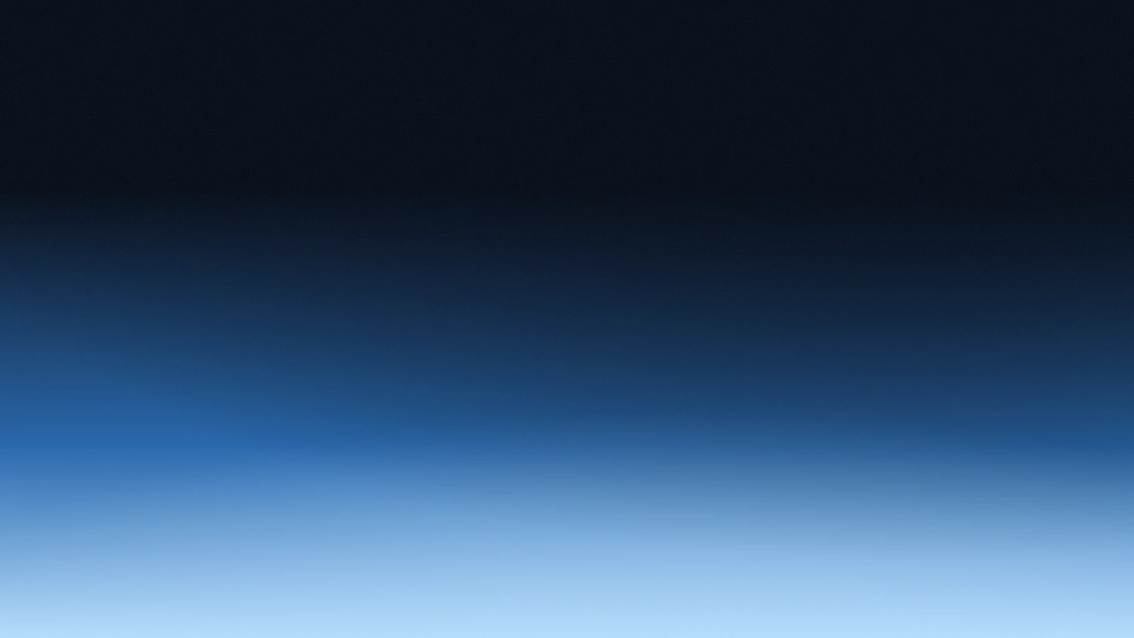 Atmosphere, Blue horizon gradient