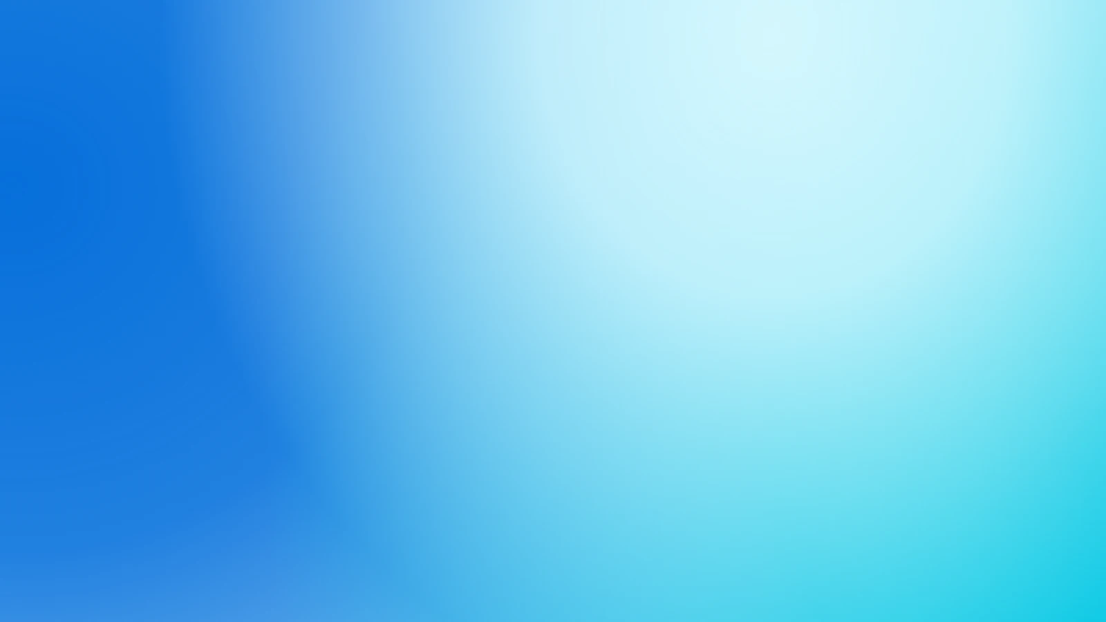 Azure cloud, Daylight gradient