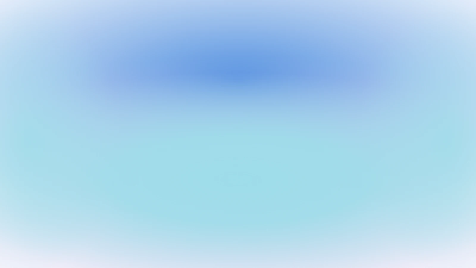 Bloom cushion, Porcelain blue gradient