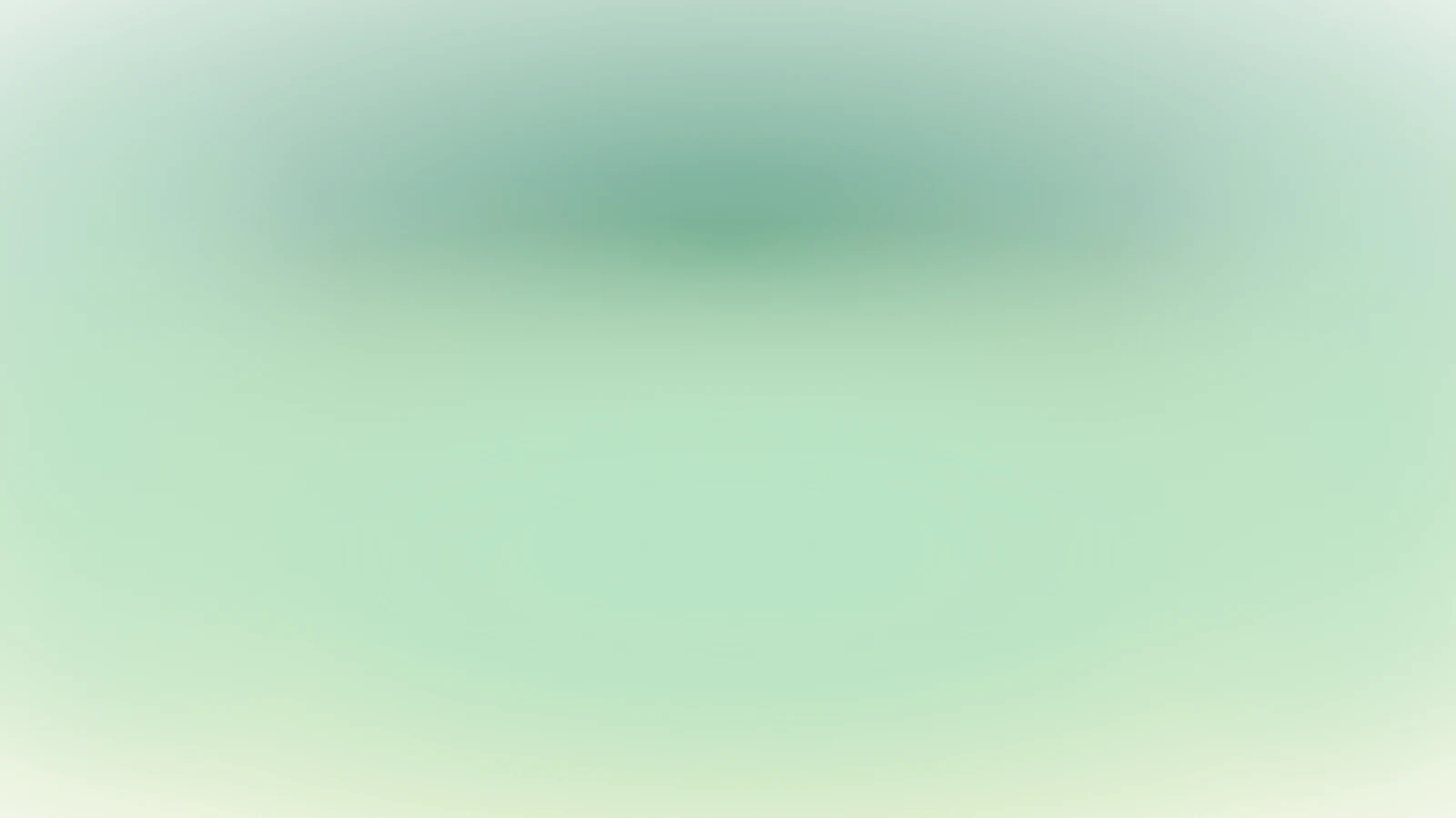 Bloom cushion, Sage light gradient