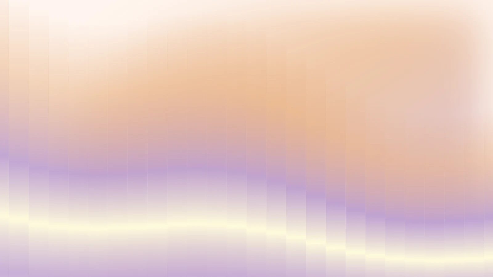 Glass cascade, Pearl tangerine gradient