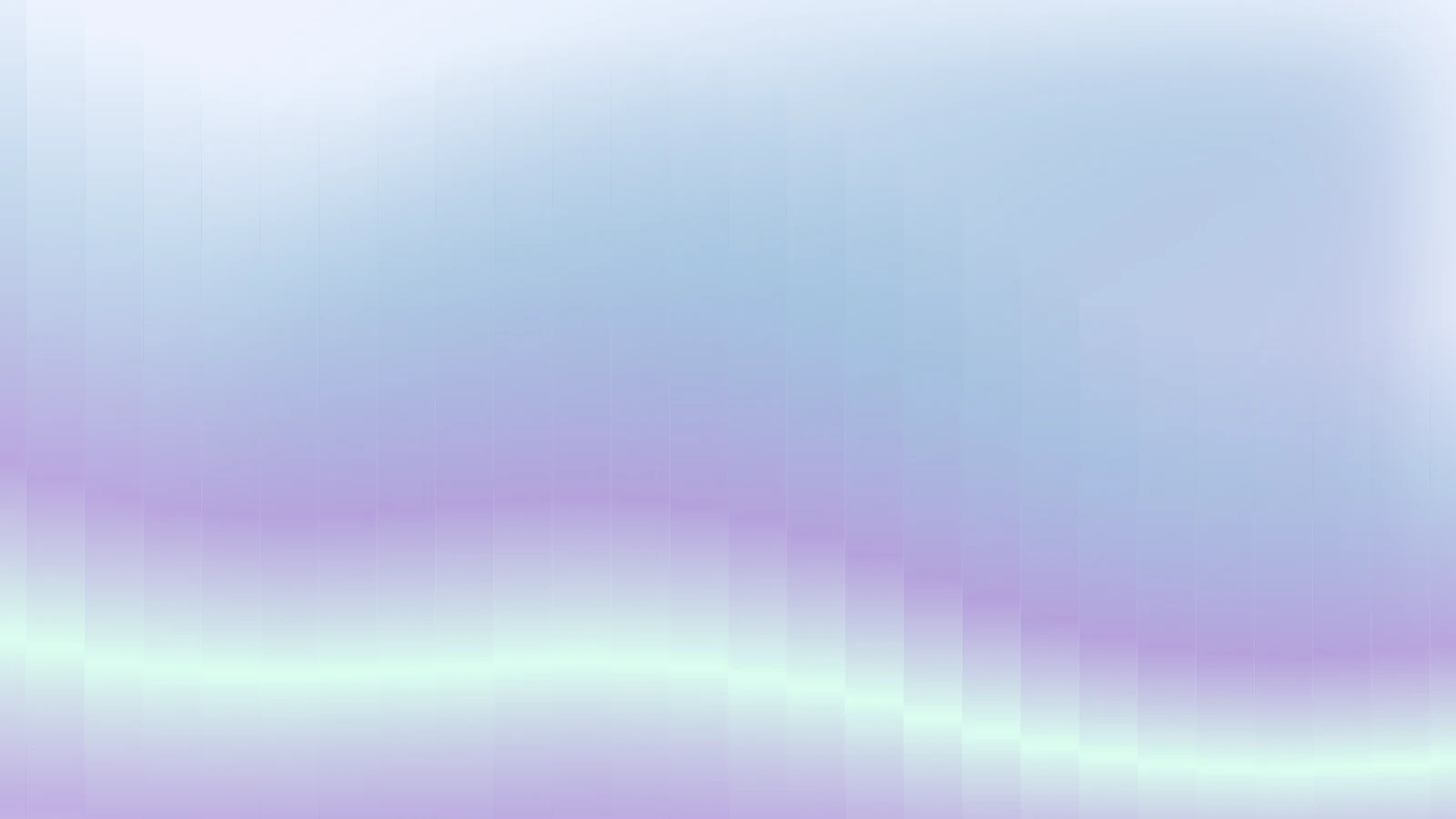 Glass cascade, Glacial lilac gradient