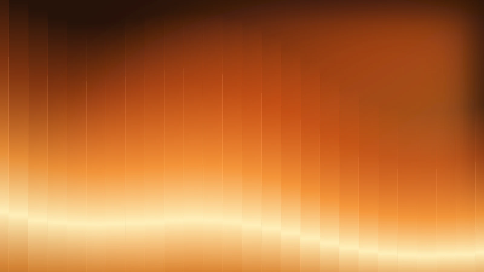 Glass cascade, Tangerine flare gradient