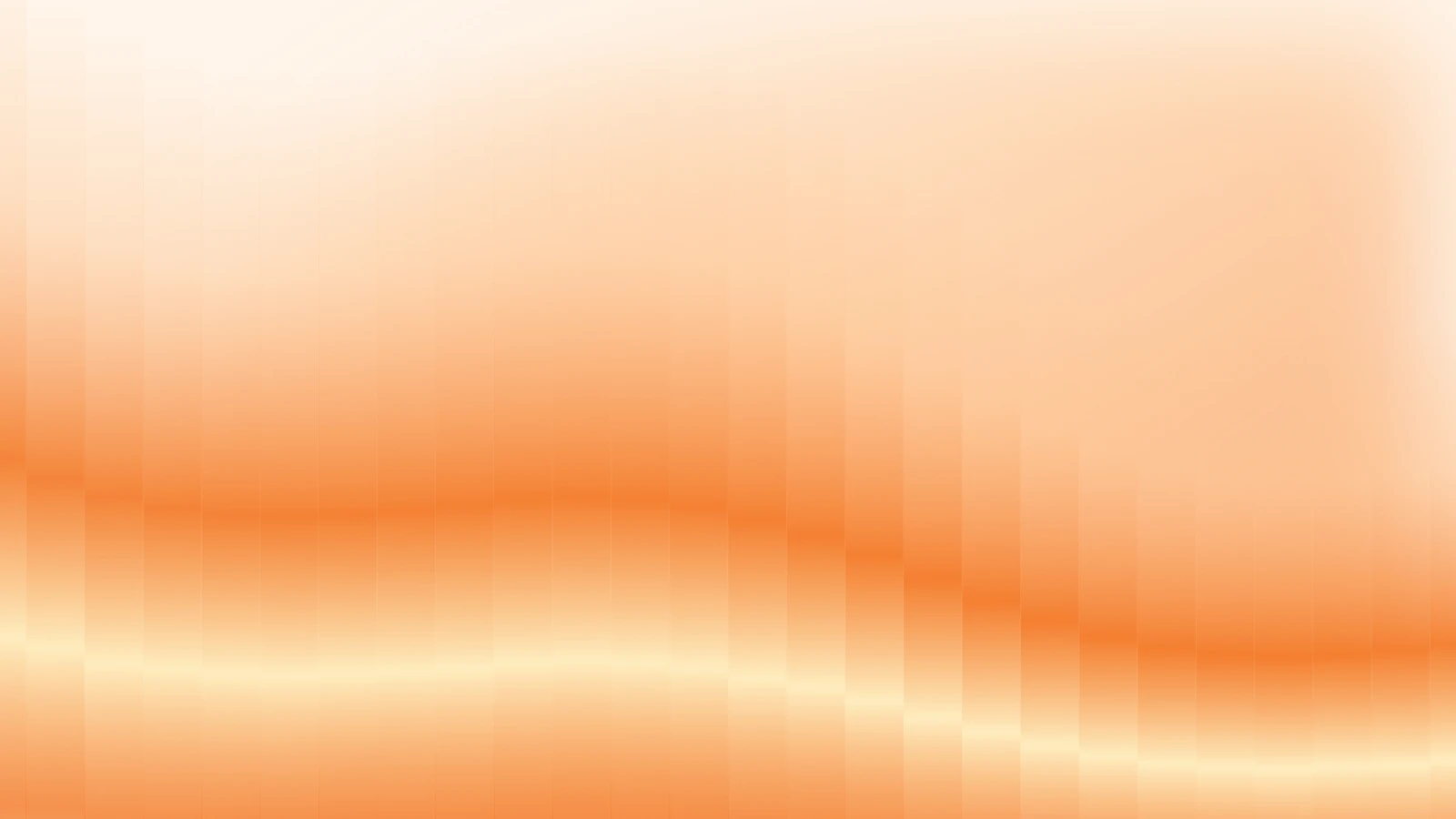 Glass cascade, Apricot sunlight gradient