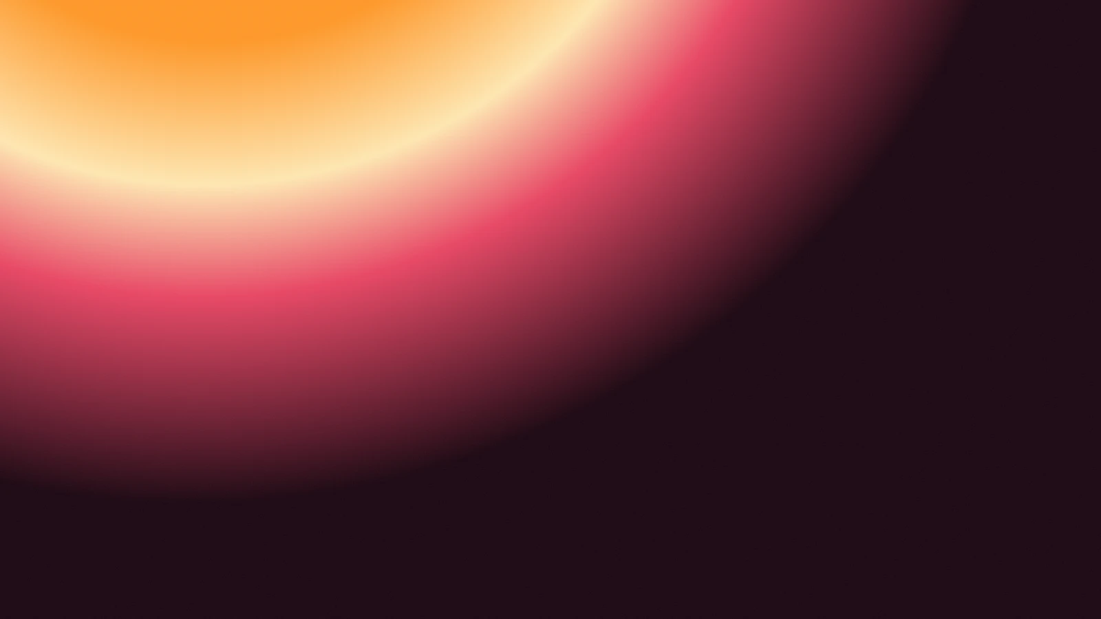 Halo crescent, Amber dusk gradient