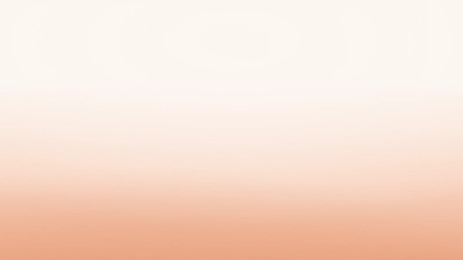 Horizon, Peach dawn gradient