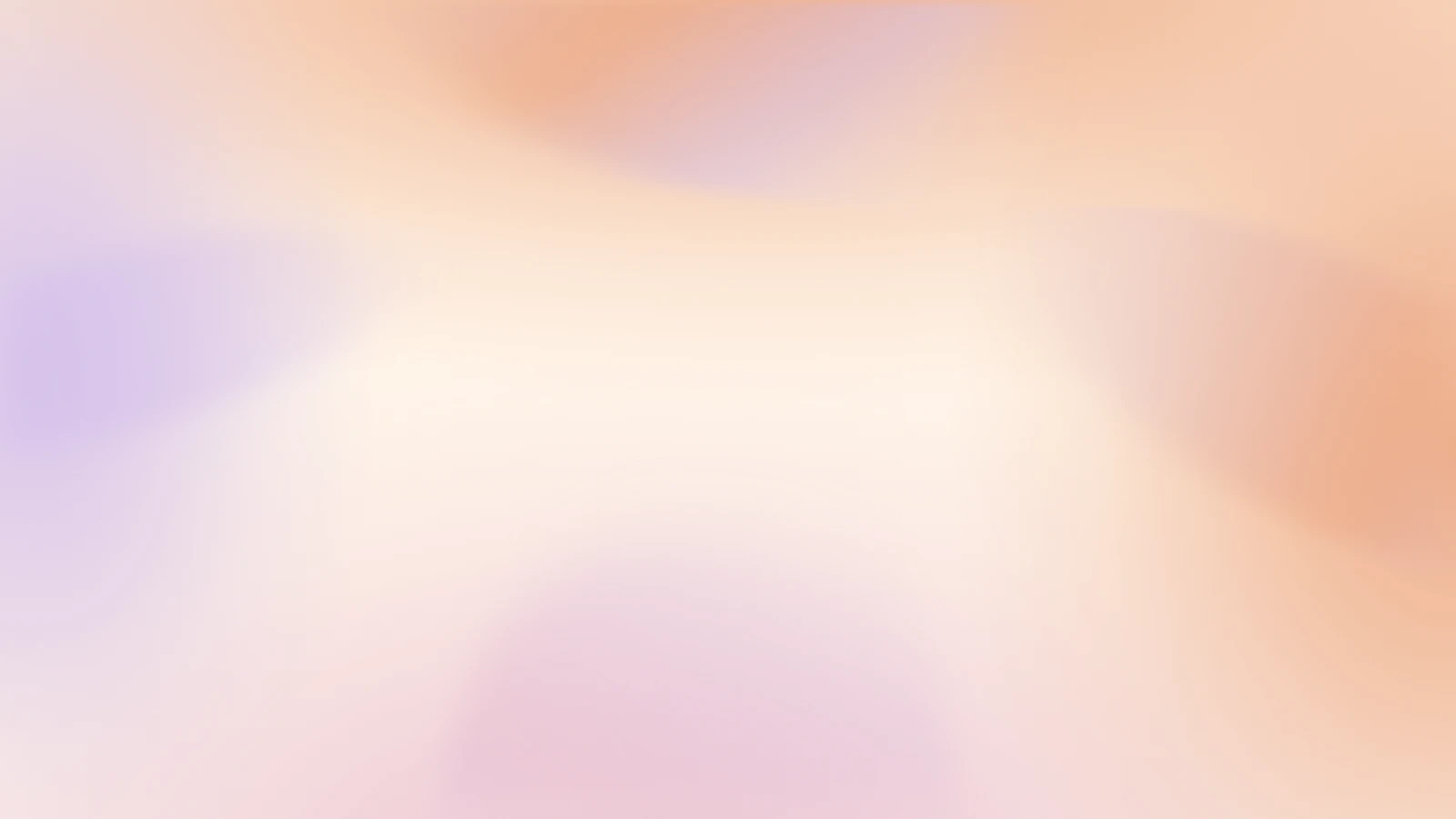 Lilac breath, Peach bloom gradient