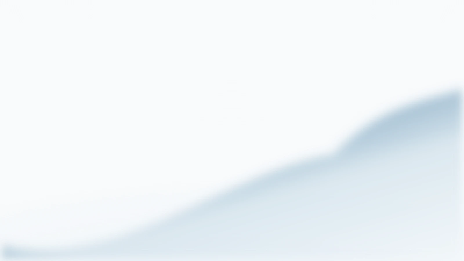 Low escarpment, Porcelain blue gradient