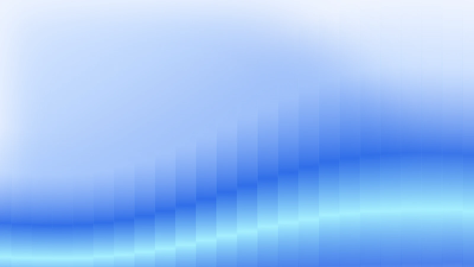 Lumen stair, Cobalt daylight gradient