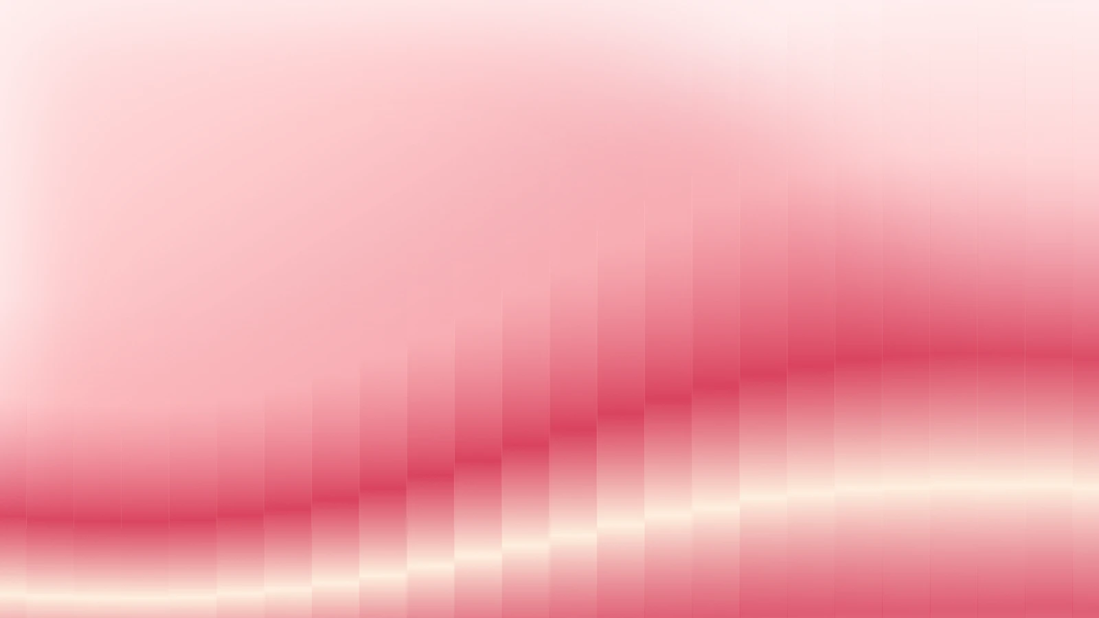 Lumen stair, Coral daylight gradient