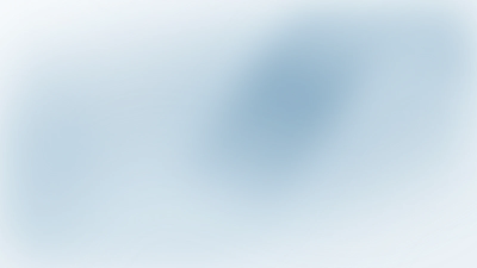 Luminous vault, Porcelain blue gradient