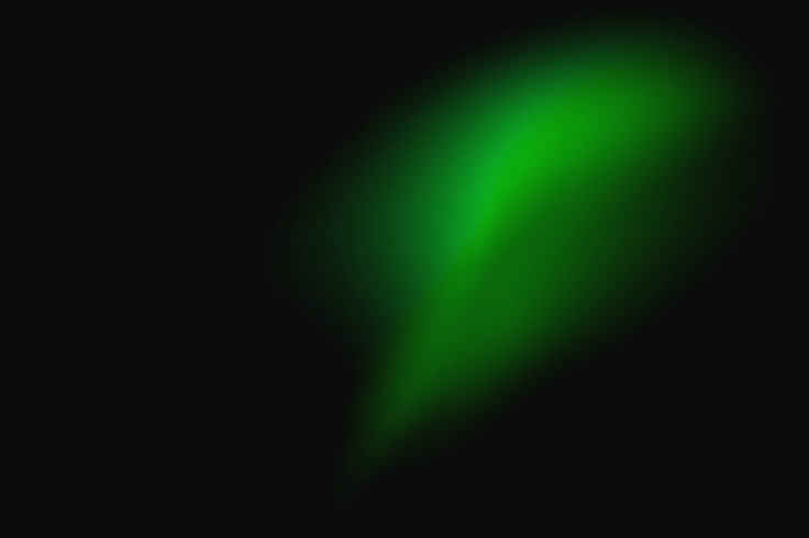 Luminous wisp, Night coral gradient