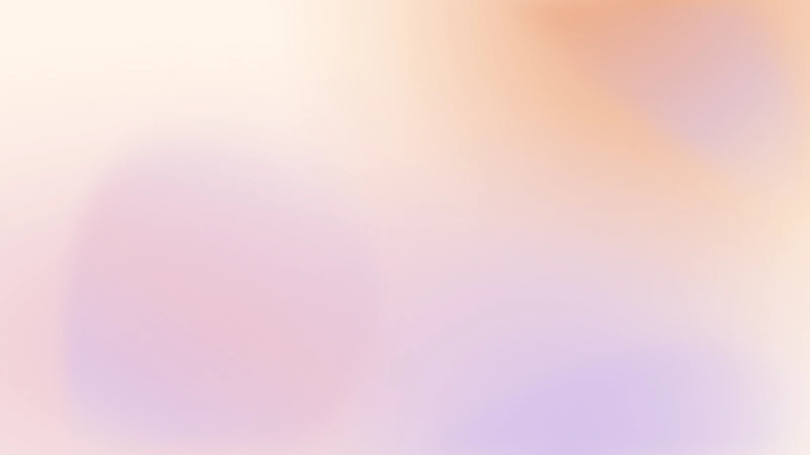 Marigold air, Peach bloom gradient