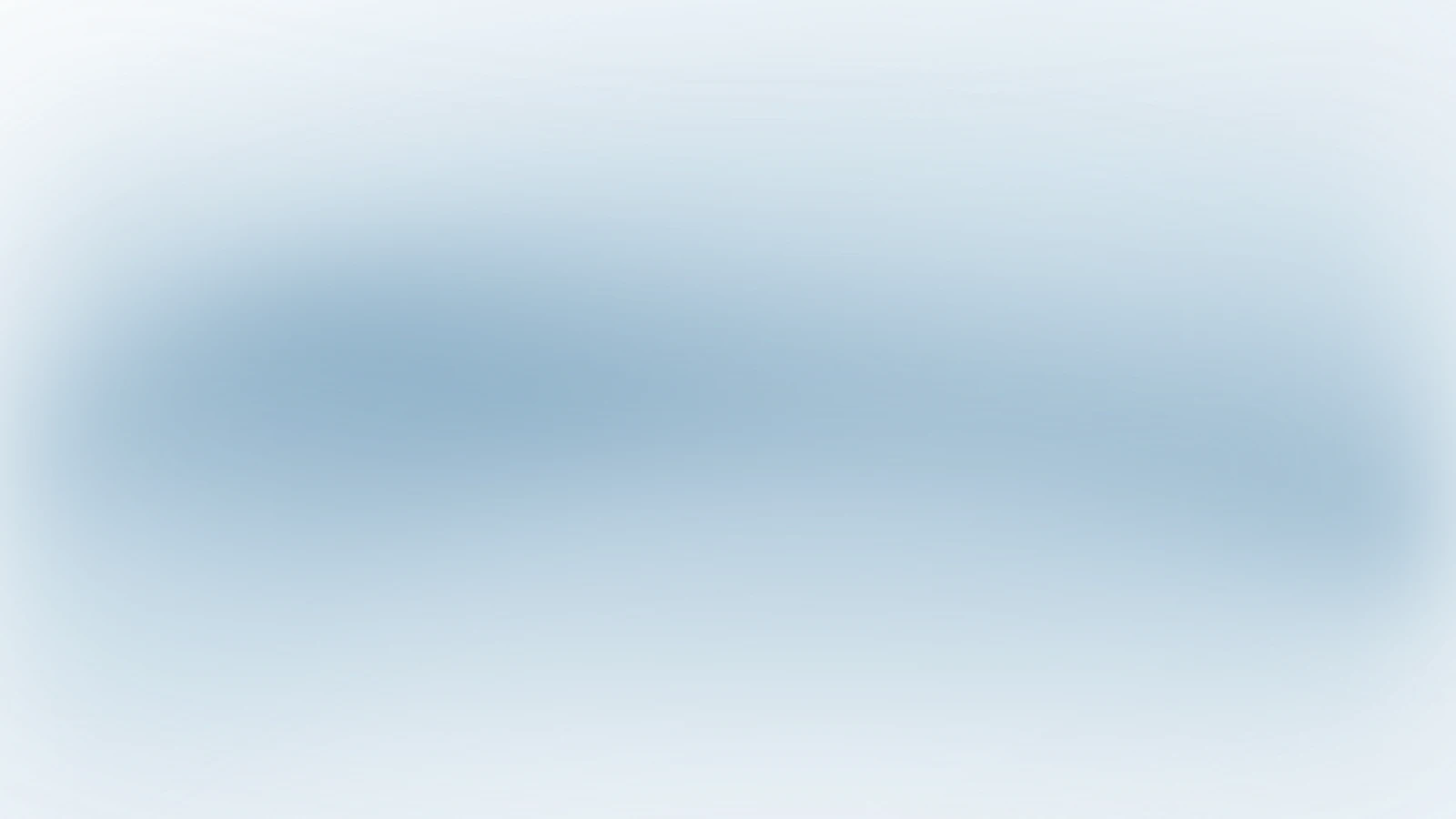 Quiet ray, Porcelain blue gradient