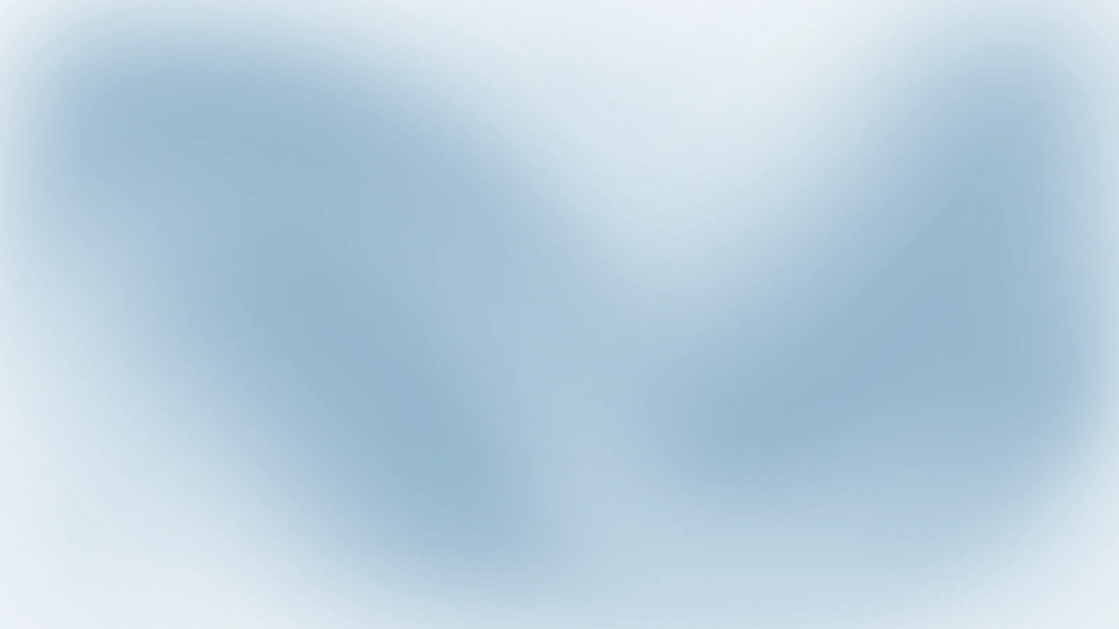 Quiet sphere, Porcelain blue gradient