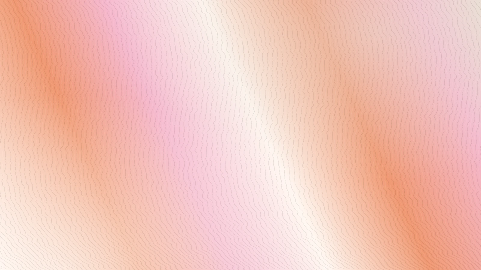 Reeded lustre, Peach silk gradient