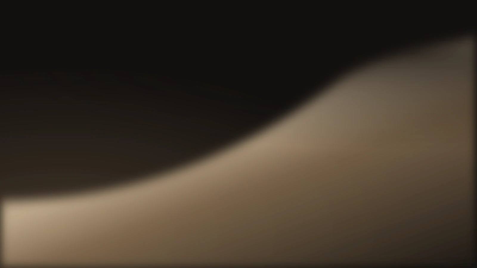 Sculpted dawn, Champagne noir gradient