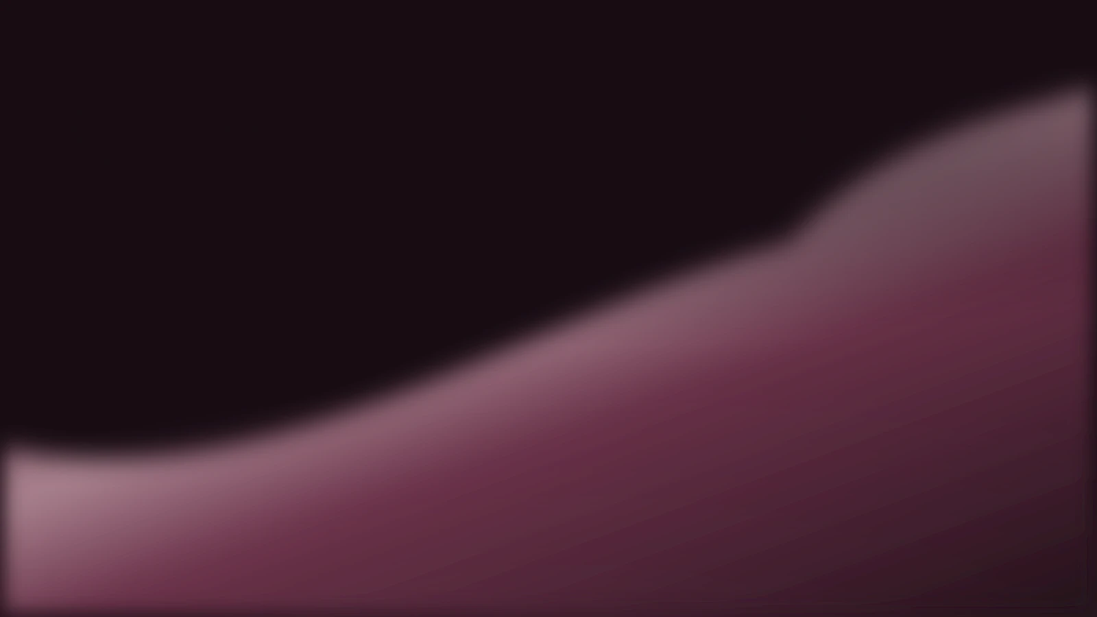 Soft escarpment, Oxblood velvet gradient