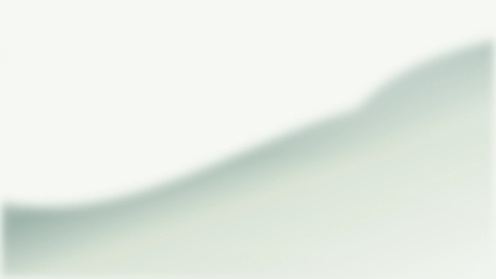 Soft escarpment, Sage stone gradient