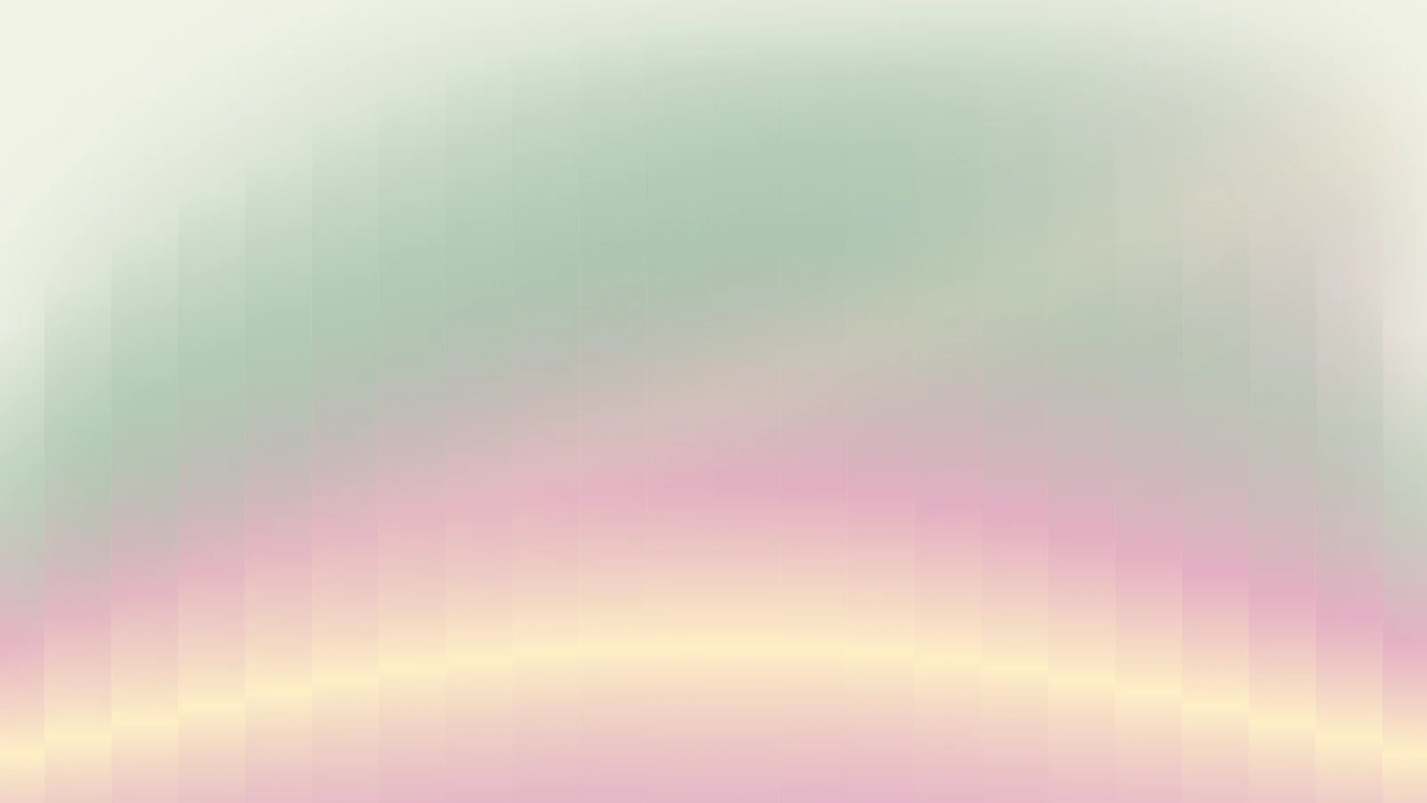 Spectral fanlight, Pistachio rose gradient