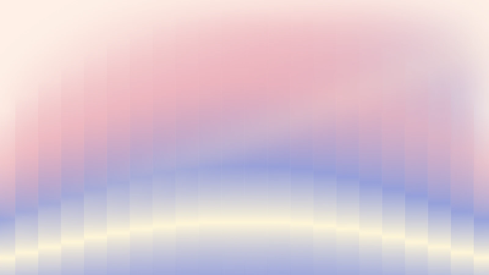 Spectral fanlight, Apricot porcelain gradient