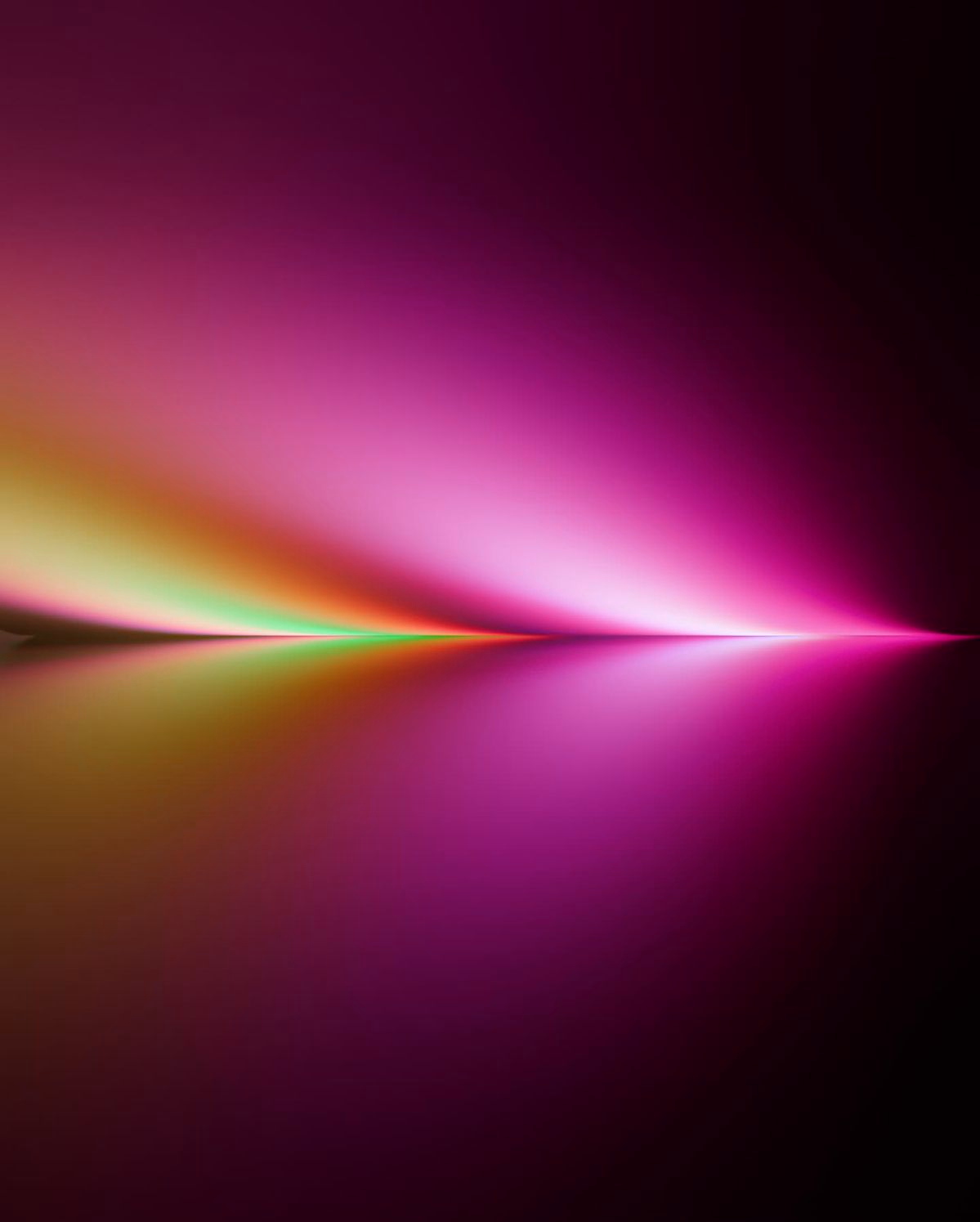 Spectral reflection, Amber rose gradient