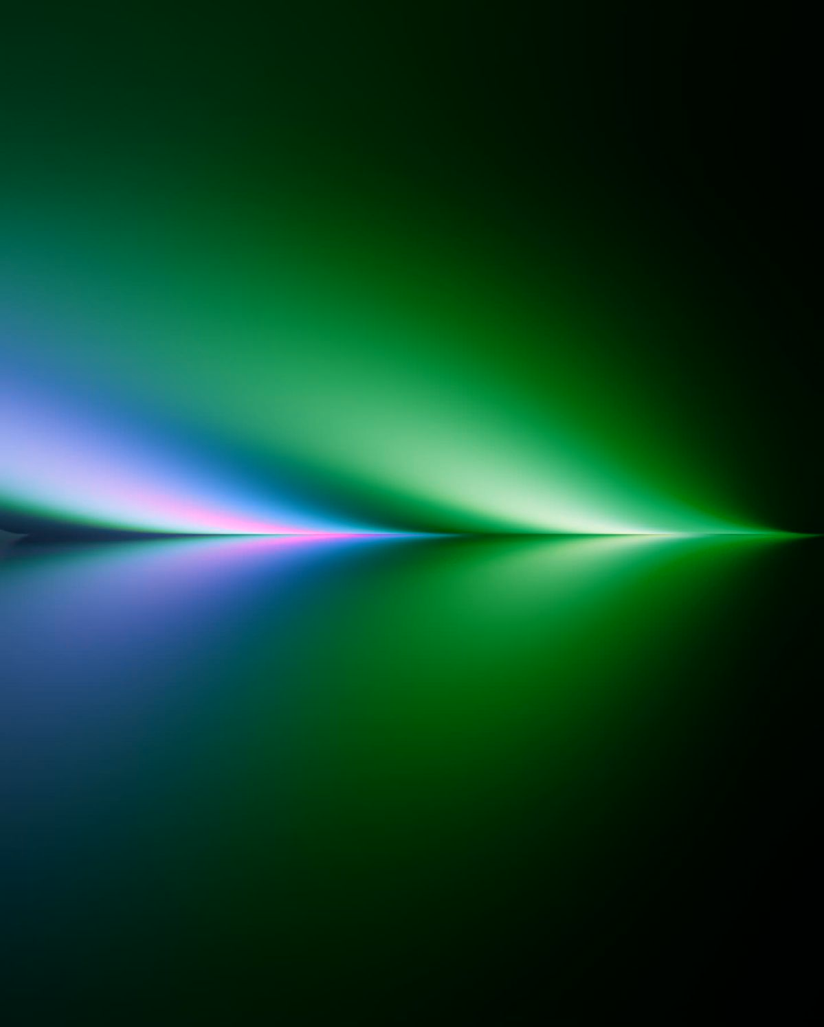 Spectral reflection, Cyan orchid gradient