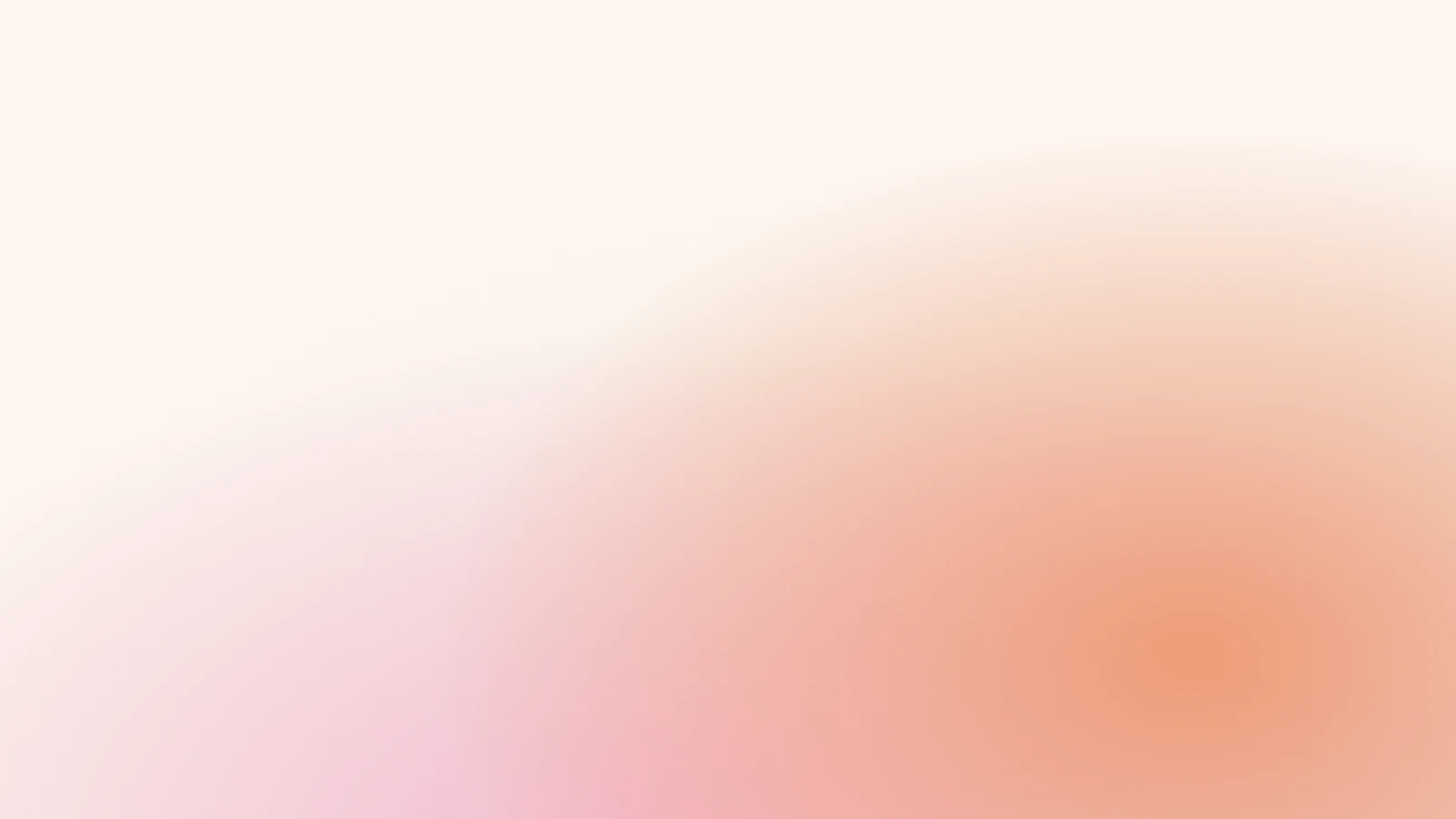 Spectral rise, Peach silk gradient