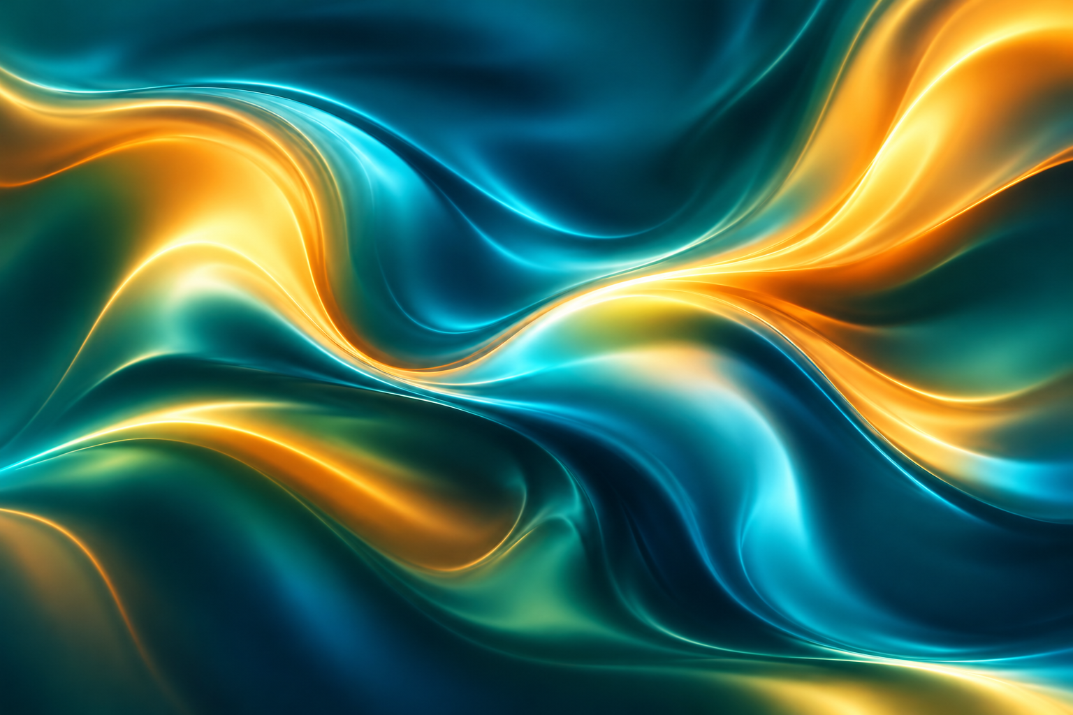 Bright Blue Fluid Shift, Ember jade gradient