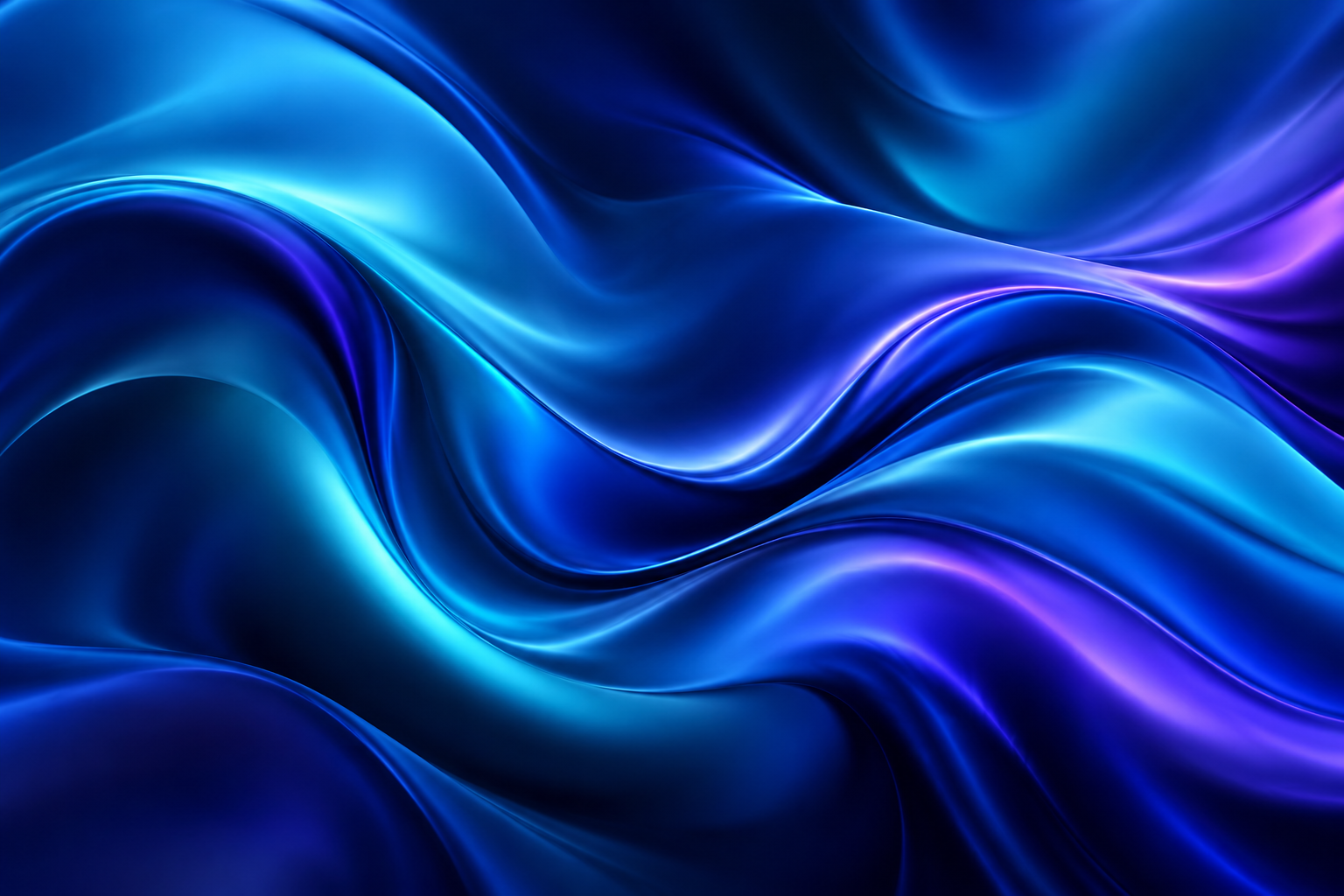 Cyan Aqua Fluid, Midnight spectrum gradient