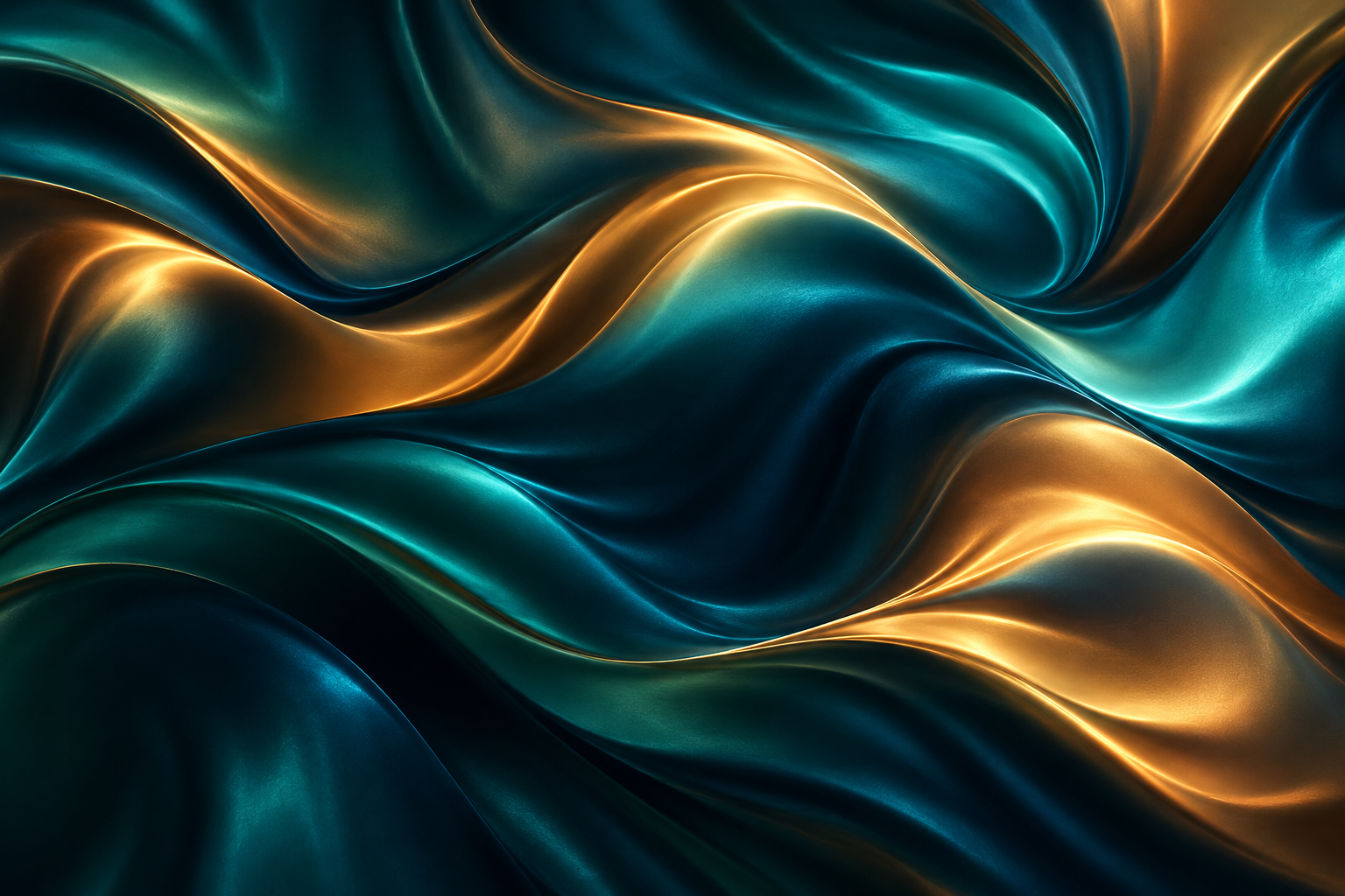 Deep Blue Satin Swirl, Ember jade gradient