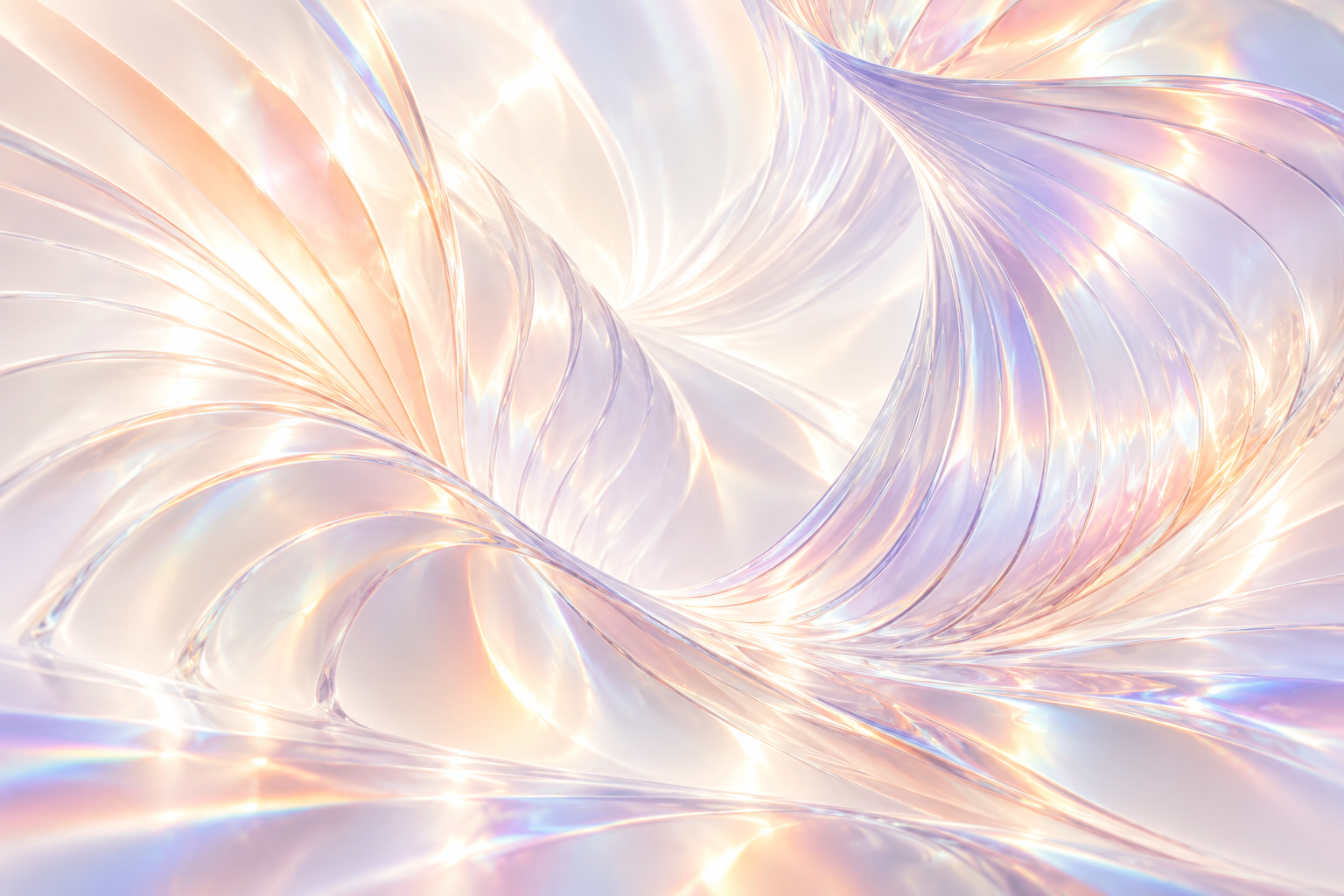 Fractal Glass Hero, Pearl daylight gradient