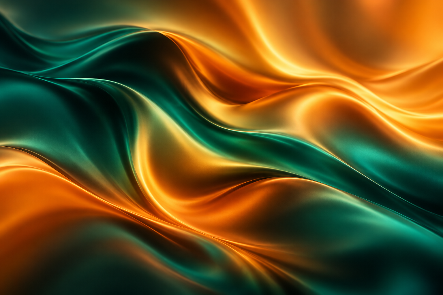 Orange Silk Blur, Ember jade gradient