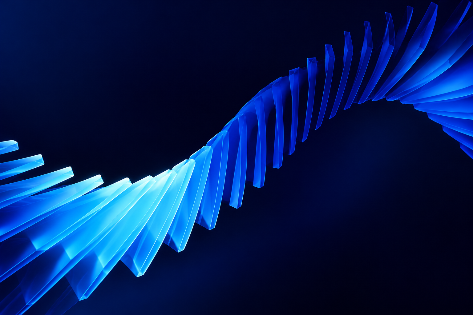 Cobalt glass helix, Reference palette gradient