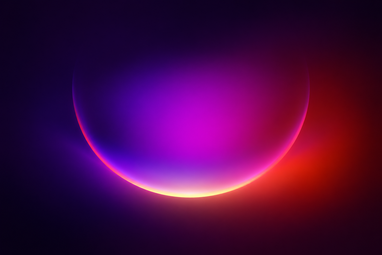 Magenta crescent bowl, Reference palette gradient