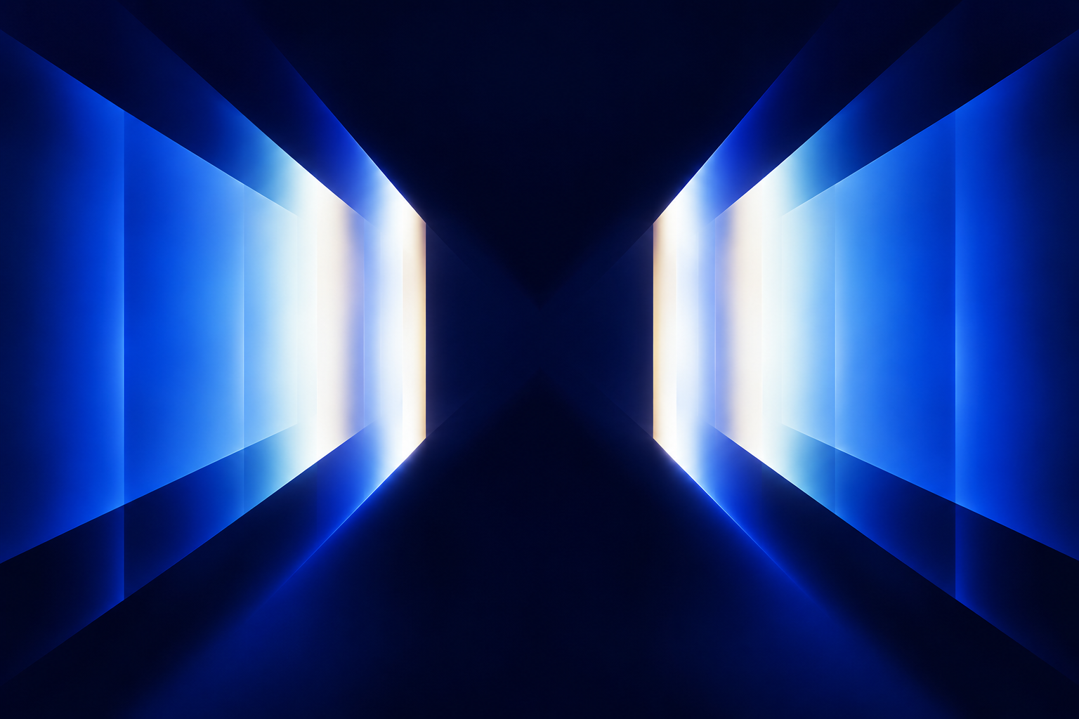 Opposing blue portals, Reference palette gradient
