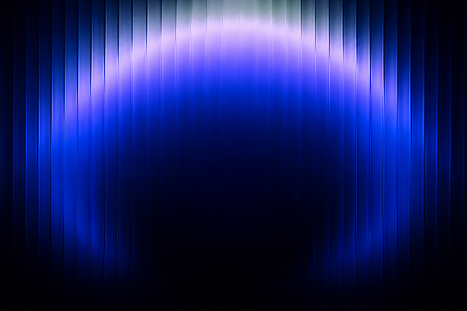 Reeded violet arch, Reference palette gradient