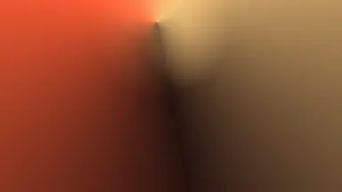 Angular ribbon 02, Solar ember colour palette