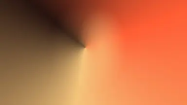 Angular ribbon 05, Solar ember colour palette