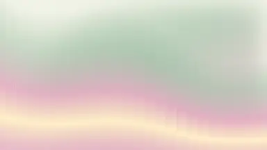 Glass cascade, Pistachio rose colour palette
