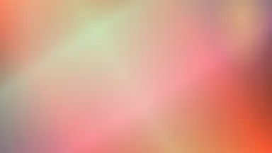 Holographic ribbon 01, Solar ember colour palette