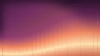 Lumen stair, Mulberry ember colour palette