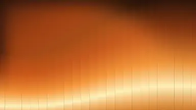 Lumen stair, Tangerine flare colour palette