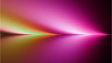 Spectral reflection, Amber rose colour palette