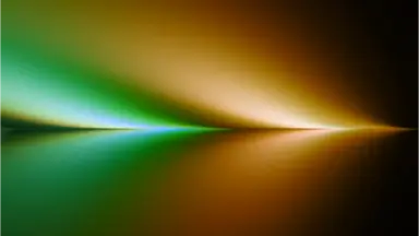 Spectral reflection, Jade gold colour palette