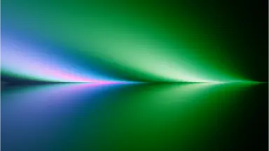 Spectral reflection, Cyan orchid colour palette