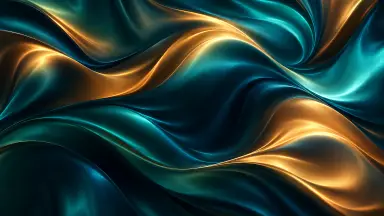 Deep Blue Satin Swirl, Ember jade colour palette