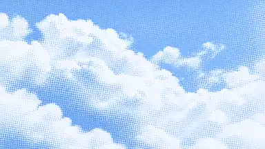 Sky halftone clouds, Reference palette colour palette